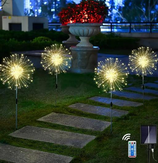 Buy & Sell Greater Manchester Rochdale - Photos for Redefun Solar Firework Lights 4 x 120 LED Gar