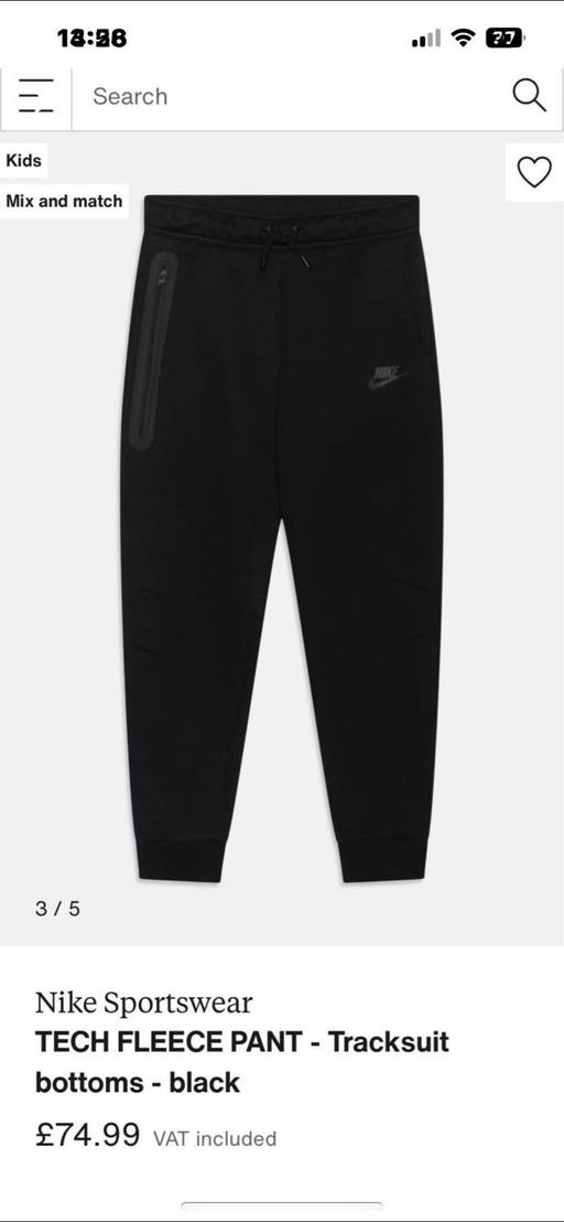 Buy & Sell Kent Dartford - Photos for Nike tech tracksuit bottoms