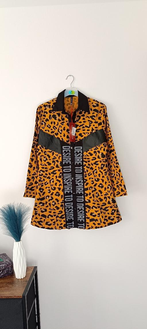 Buy & Sell Swansea - Wales Blaenymaes - Swansea - Photos for Leopard print long line shaket size 10-12uk