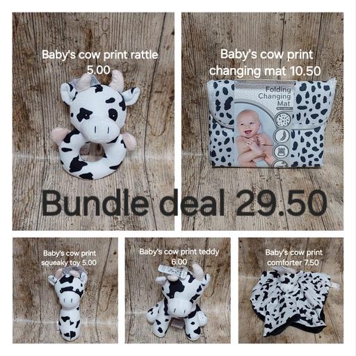 Buy & Sell Essex Harlow - Photos for NEW baby's cow design rattle bundle 29.50