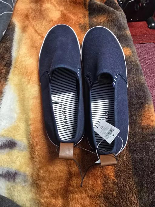 Buy & Sell Merthyr Tydfil - Wales Trefechan - Merthyr Tydfil - Photos for Men's Blue Canvas Slip on Shoes