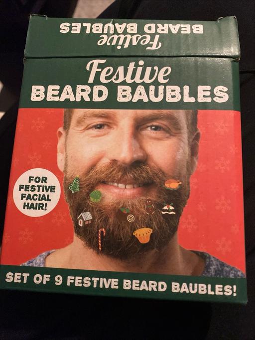 Buy & Sell North Yorkshire Middlesbrough - Photos for SET OF 9 FESTIVE BEARD BAUBLES,CHRISTMAS GIFT