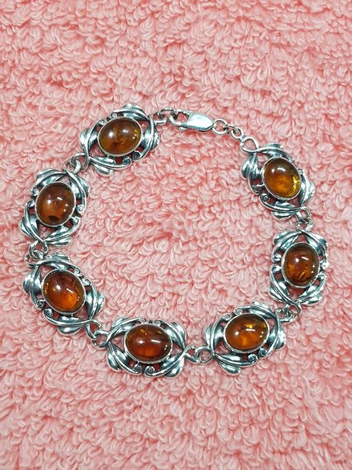 Buy & Sell Merseyside Wirral - Photos for Sterling Silver and Amber Bracelet