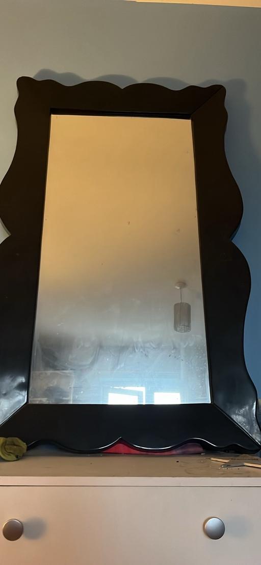 Buy & Sell Surrey Elmbridge - Photos for Large mirror with black frame