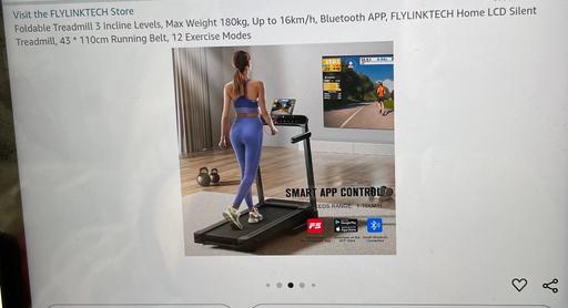 Buy & Sell Staffordshire South Staffordshire - Photos for Flylinkttech Foldable treadmill