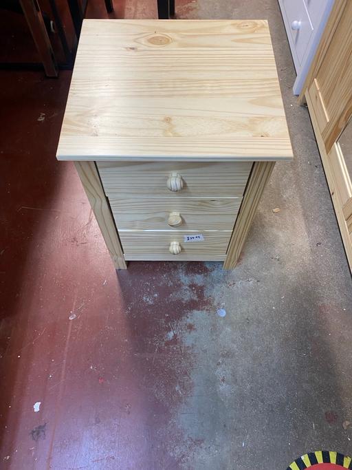 Buy & Sell West Midlands Coventry - Photos for Scandinavia 3 Drawer Bedside Table - Pine