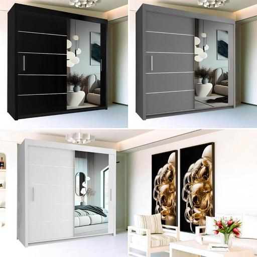 Buy & Sell Brent East Lane Business Park - Brent - Photos for Lyon Mirrored Bedroom Sliding Door Wardrobe