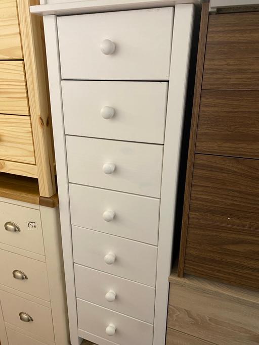 Buy & Sell West Midlands Coventry - Photos for Scandinavia 7 Drawer Tallboy - White