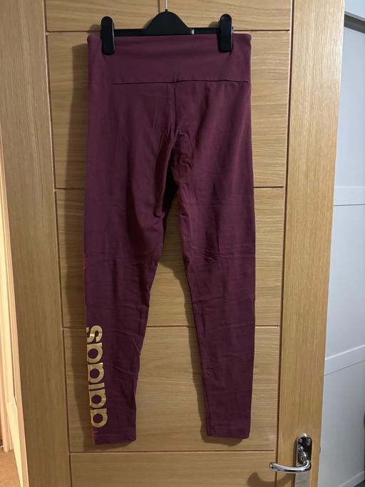 Buy & Sell West Yorkshire Leeds - Photos for Adidas Burgundy & Gold Leggings M