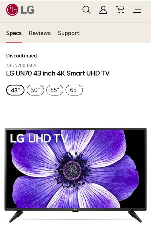 Buy & Sell West Yorkshire Bradford - Photos for Lg 43inch 4k smart tv