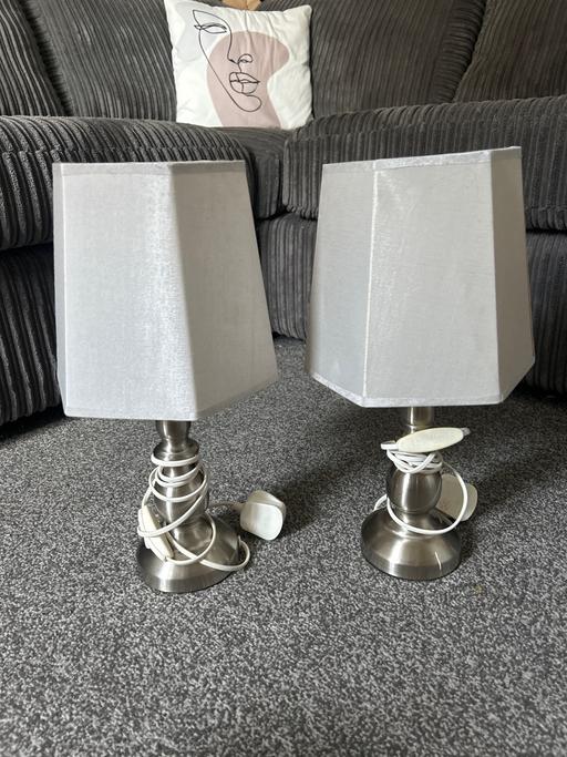 Buy & Sell Buckhurst Hill Epping Forest - Photos for 2 Grey Lamps