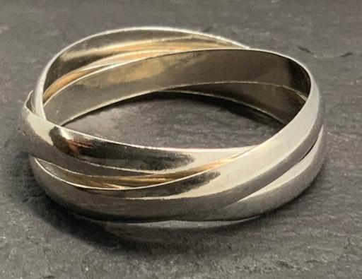 Buy & Sell Central London Blackfriars - Central London - Photos for Vintage 925 silver interlocking band ring U