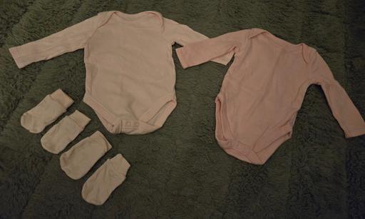 Buy & Sell West Yorkshire Kirklees - Photos for Pink Long Sleeved Vests and Mittens Set