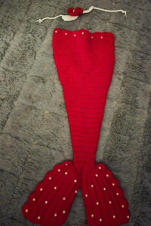 Buy & Sell West Yorkshire Kirklees - Photos for Handmade Red Mermaid Outfit - 0-12 months