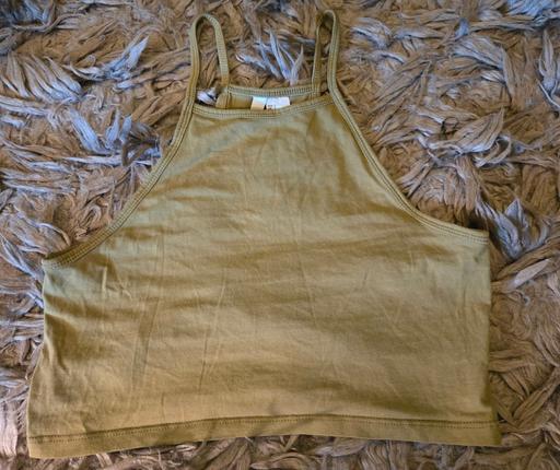 Buy & Sell West Yorkshire Kirklees - Photos for Khaki Green H&M Crop Top - Size Small