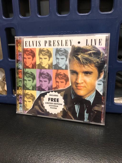 Buy & Sell Lancashire South Ribble - Photos for Elvis Presley - Live - CD & Poster