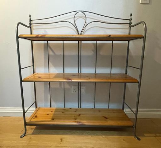 Buy & Sell West Midlands Solihull - Photos for Wrought iron and wood shelf unit