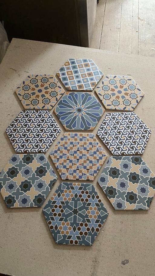 Buy & Sell East London Forest Gate - East London - Photos for Spanish arabesque geometric hexagon tiles