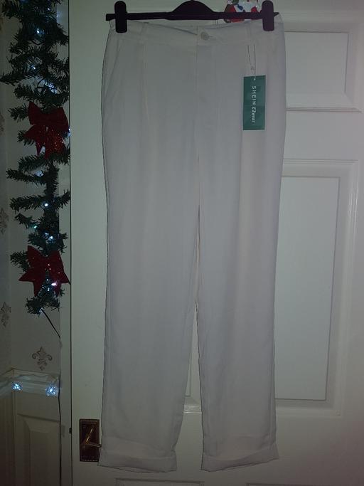 Buy & Sell Lancashire Blackpool - Photos for Ladies white baggy trousers size M BNWT