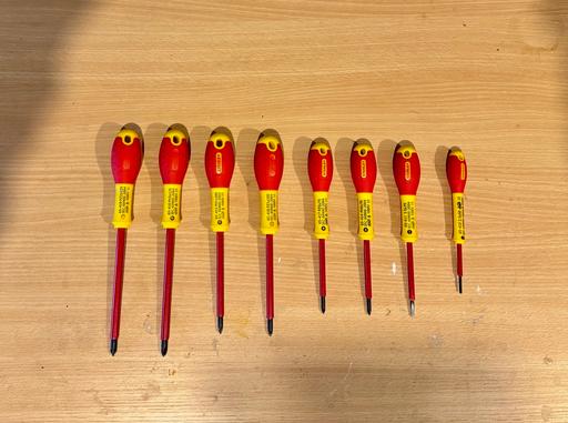 Buy & Sell Cheshire East Alderley Edge - Cheshire East - Photos for 8 Stanley Fatmax Insulated VDE Screwdrivers