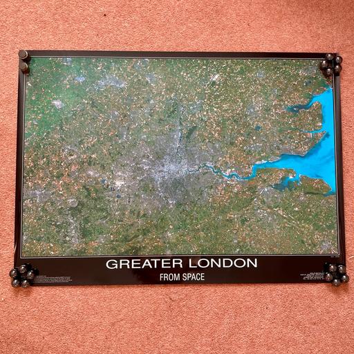 Buy & Sell Dorset Bournemouth, Christchurch and Poole - Photos for Greater London From Space Poster