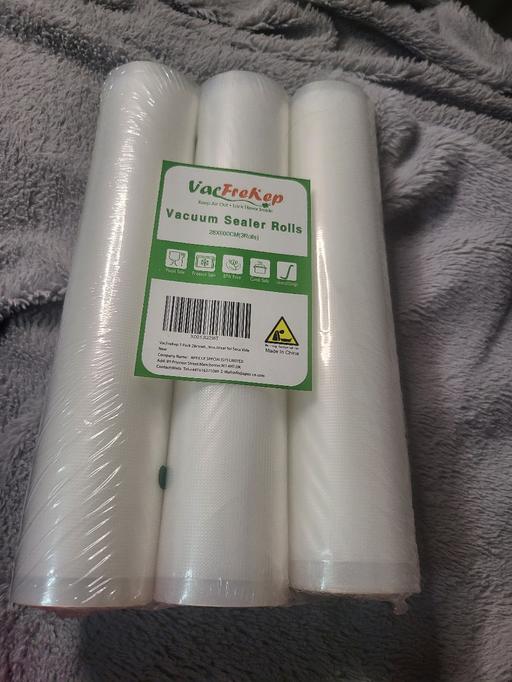 Buy & Sell Greater Manchester Rochdale - Photos for Food Vacuum sealer bags. 28x600cm ) 3 rolls)