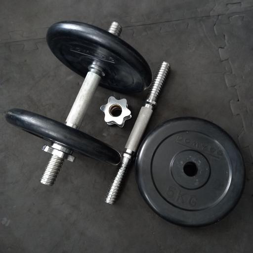 Buy & Sell West London Little Venice - W9 - Photos for 28mm Rubber Coated Cast Iron Dumbbells - Gym