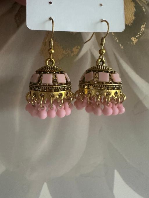 Buy & Sell Warwickshire Nuneaton and Bedworth - Photos for Pink jhumkas