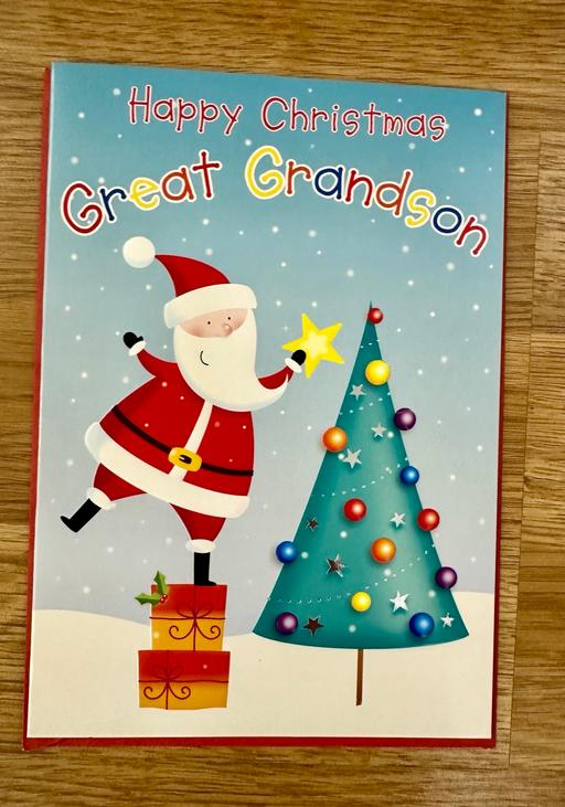 Buy & Sell West Midlands Dudley - Photos for Great grandson Christmas Xmas card - new