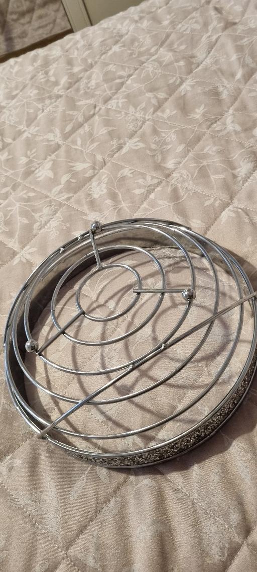 Buy & Sell West Midlands Walsall - Photos for fruit bowl, stainless steel,trimmed cristals 