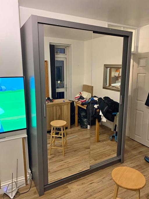 Buy & Sell Brent East Lane Business Park - Brent - Photos for 2 Door Milan150cm Sliding Mirror door wardrob