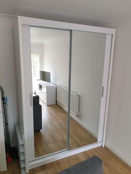 Buy & Sell Brent East Lane Business Park - Brent - Photos for 2 Door Milan150cm Sliding Mirror door wardrob