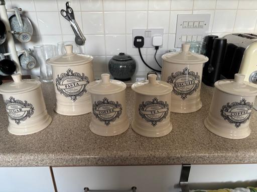 Buy & Sell Nottinghamshire Mansfield - Photos for Ivory classics kitchen containers