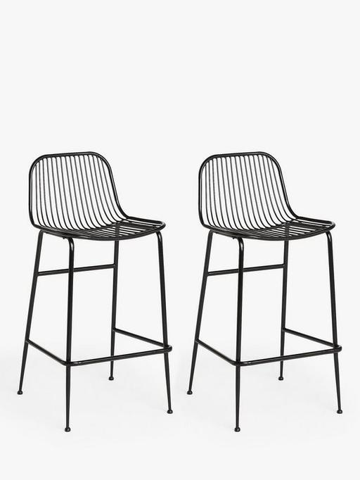 Buy & Sell Staffordshire Lichfield - Photos for Pair of John Lewis bar stools in black, new