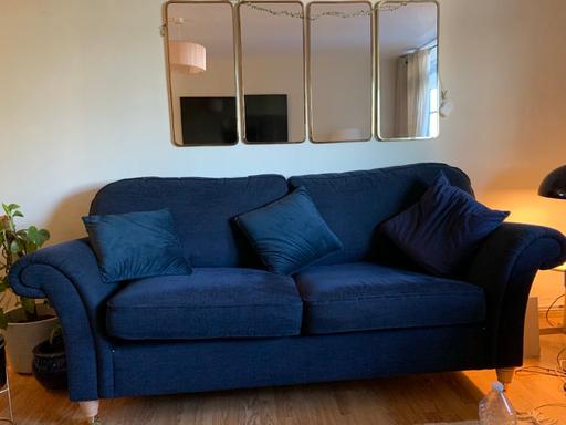 Buy & Sell West London White City - West London - Photos for A large sofa navy blue from next