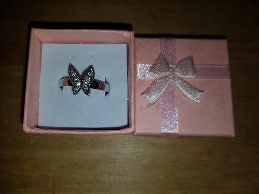 Buy & Sell Lancashire Blackpool - Photos for Silver coloured adjustable butterfly ring NEW