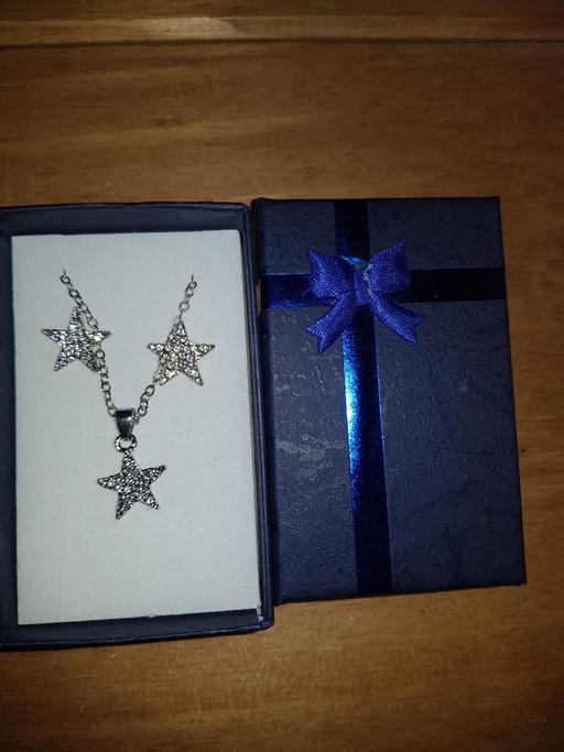 Buy & Sell Lancashire Blackpool - Photos for Silver coloured star necklace & earrings set