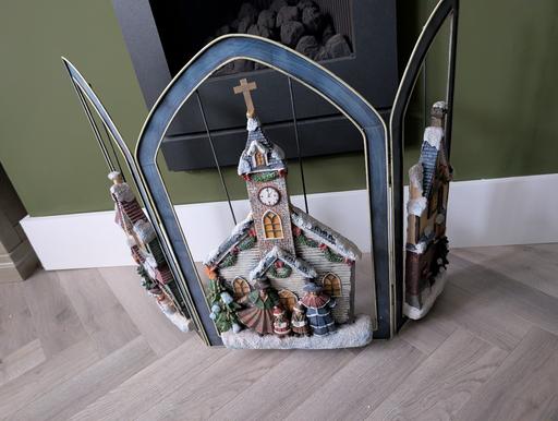 Buy & Sell West Midlands Sandwell - Photos for Christmas decoration -ornamental fire guard