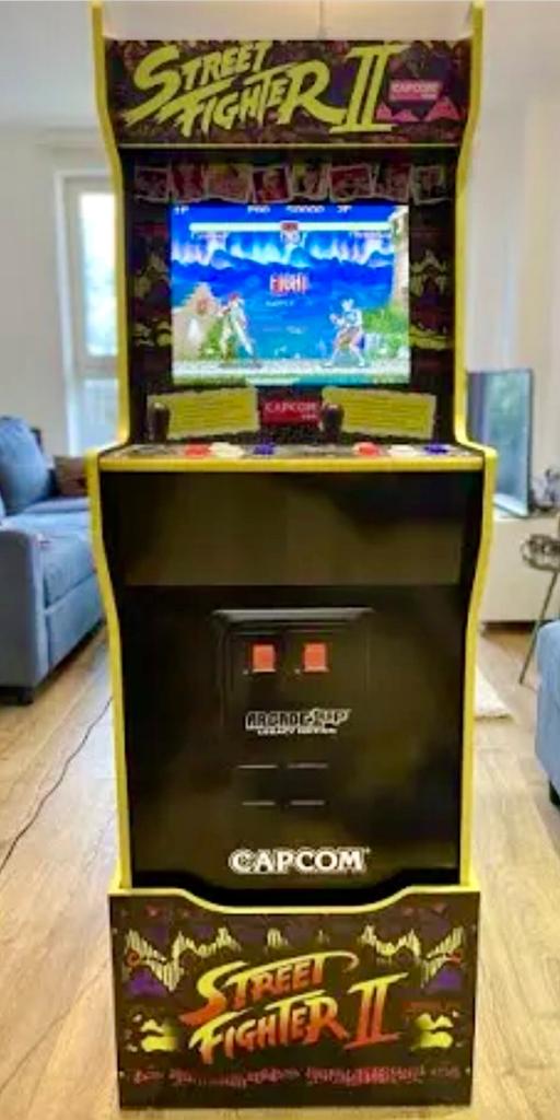 Buy & Sell Merseyside Wirral - Photos for 1up arcade street fighter with stool