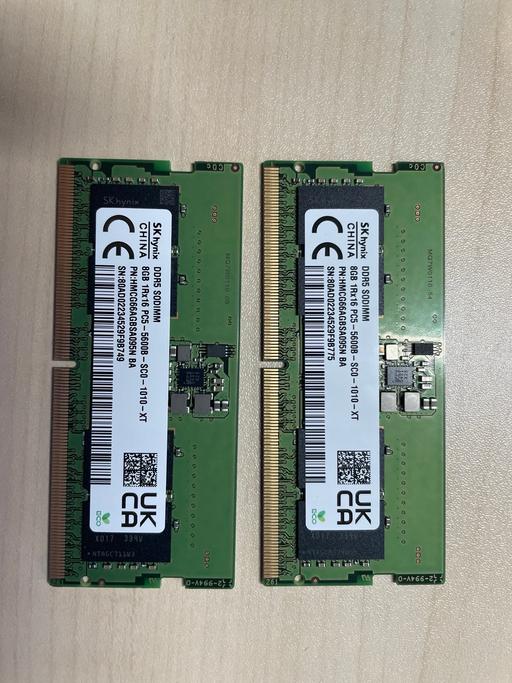 Buy & Sell Lancashire Preston - Photos for X2 8GB RAM DDR5 5600 Modules Laptop