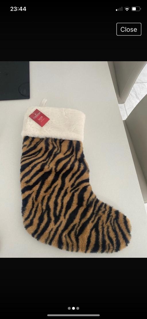 Buy & Sell West Northamptonshire Hartwell - West Northamptonshire - Photos for CHRISTMAS TIGER FLUFFY STOCKINGS BRAND NEW