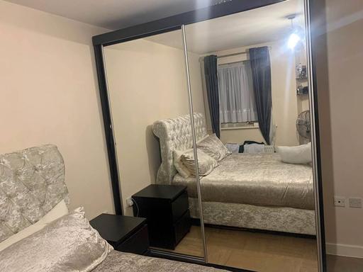 Buy & Sell Brent East Lane Business Park - Brent - Photos for 180cm Milan Full mirror Sliding door wardrobe