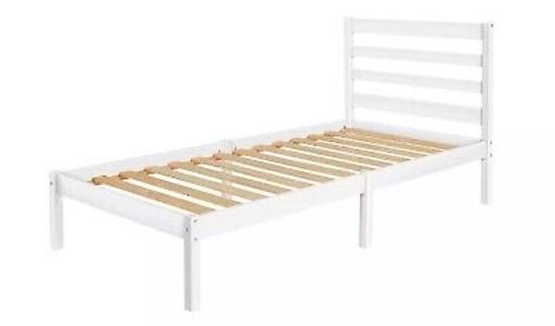 Buy & Sell West Midlands Coventry - Photos for Kaycie Single Bed Frame - White