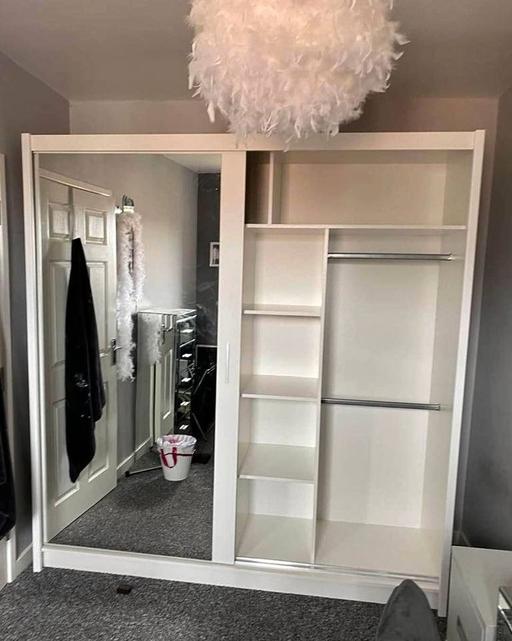 Buy & Sell Brent East Lane Business Park - Brent - Photos for 203cm Milan Full mirror Sliding door wardrobe