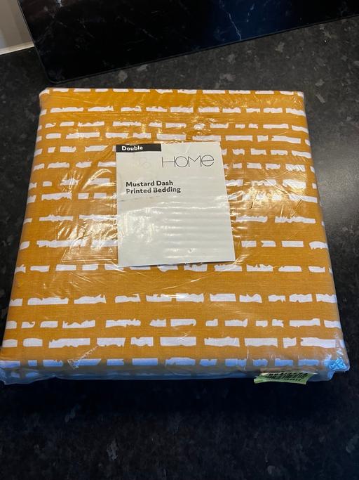 Buy & Sell Greater Manchester Rochdale - Photos for New & Sealed Mustard Duvet Bedding Double