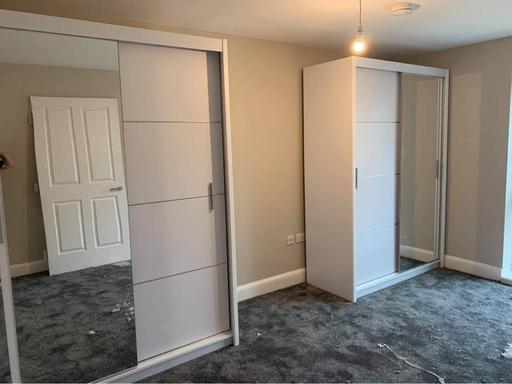 Buy & Sell Brent East Lane Business Park - Brent - Photos for 150cm Lyon side mirror Sliding door wardrobe