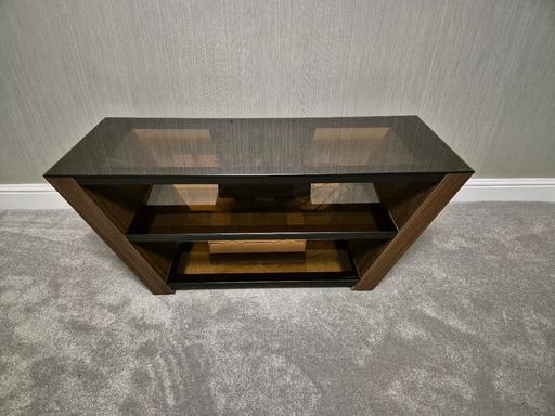 Buy & Sell Bexley Sidcup - DA15 - Photos for walnut tv stand with glass shelves