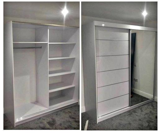 Buy & Sell Brent East Lane Business Park - Brent - Photos for 203cm Lyon side mirror Sliding door wardrobe