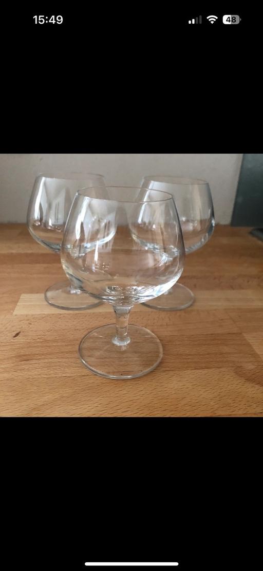 Buy & Sell Gloucestershire South Gloucestershire - Photos for 3 sherry glasses cups whiskey stemmed glass