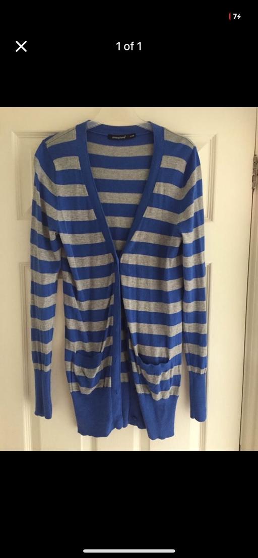 Buy & Sell West Midlands Solihull - Photos for (041) Ladies striped cardigan, size 10